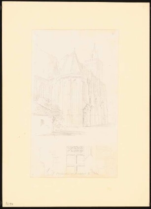 Oberkirche, Frankfurt/Oder: Perspektivische Ansicht, Details