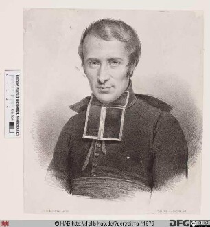 Bildnis Hugues-Félicité-Robert de La Mennais (Lamennais)