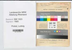 Entnazifizierung Ludwig Probst , geb. 20.03.1898 (Fahrer)