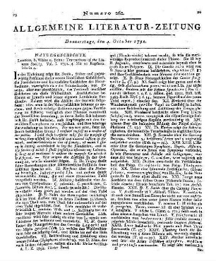 The transactions of the Linnean Society of London. - London : Soc. Vol. 1. - 1791