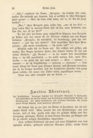 Zweites Abenteuer. Der Flohbändiger …