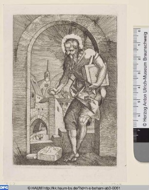Der Hl. Hieronymus am Torbogen