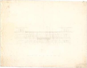 Pössenbacher, Josef; Altarentwurf; Fassade - Fassade (Aufriss)