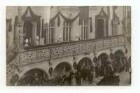 Füsilierregiment (4. Württembergisches Infanterie-Regiment Nr. 122), 100jähriges Regimentsjubiläum mit König Wilhelm II.; Ansprache auf Rathaus-Freitreppe
