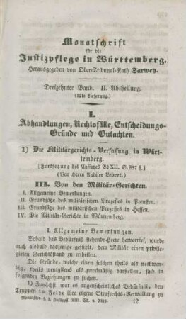 II. Abtheilung