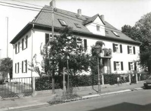 Dresden-Trachau. Wohnsiedlung Bauverein Gartenheim (1926/1928; P. Beck). Wohnhaus, Böttgerstraße 29. Straßenansicht