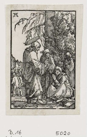 Christi Abschied von seiner Mutter, Blatt 16 der Folge "Sündenfall und Erlösung des Menschengeschlechts"