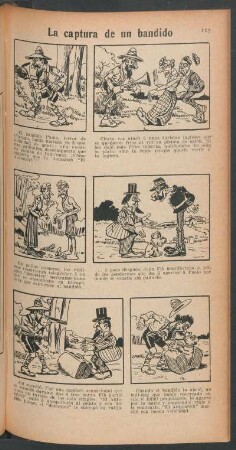 La captura de un bandido - [Cómic]