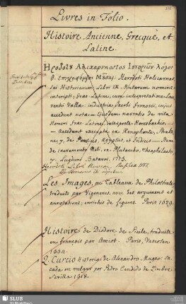 Histoire Ancienne, Grecque et Latine