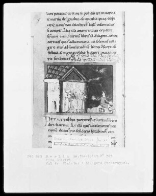 Leben des heiligen Liudger — Liudgers Bücherspiel, Folio 4verso