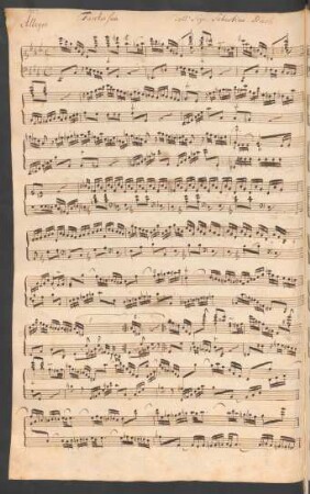 Fantasien und Fugen. Auszüge; cemb; c-Moll; BWV 906/1