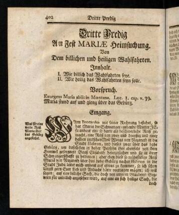 402-418, Dritte Predig am Fest Mariae Heimsuchung
