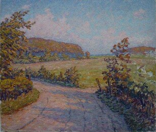 Wegbiegung im Sommer