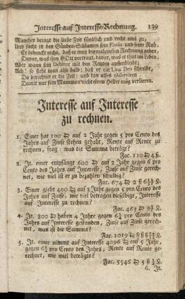 Interesse auf Interesse zu rechnen