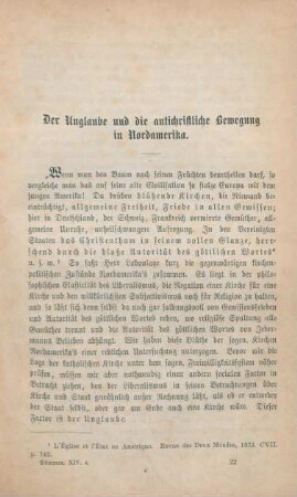 341-357 Der Unglaube und die antichristliche Bewegung in Nordamerika