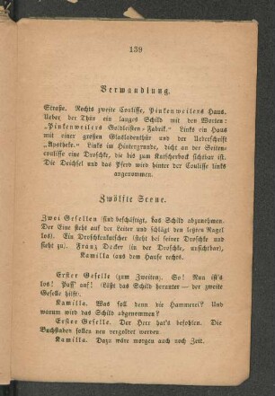 Verwandlung.