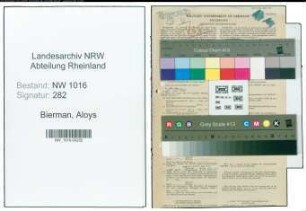 Entnazifizierung Aloys Bierman , geb. 16.08.1890 (Bauer)
