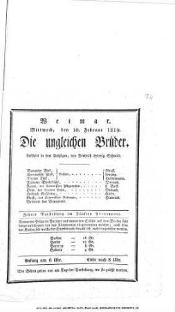 Die ungleichen Brüder
