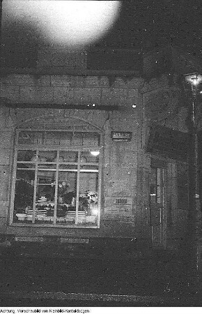 Dresden, Johannstadt. Strom sparen, Dezember 1951