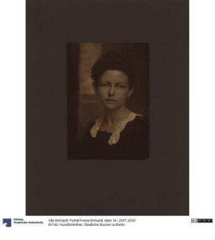 Porträt Frieda Ehrhardt
