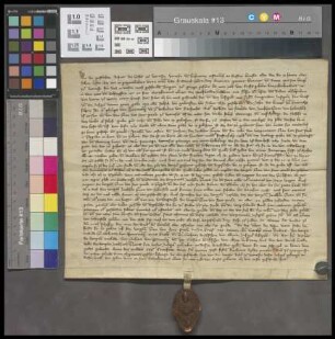 Eich: Transumtum Confirmationis Philippi Domi celli ab Hohenfels super dicta ratione jurium capituli St. Pauli Wormatie in Eich