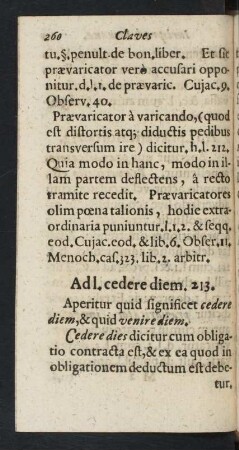 Ad l. cedere diem. 213.