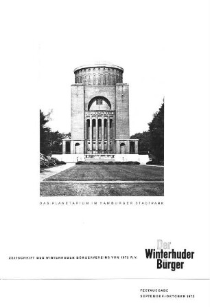 Das Planetarium Hamburger Stadtpark