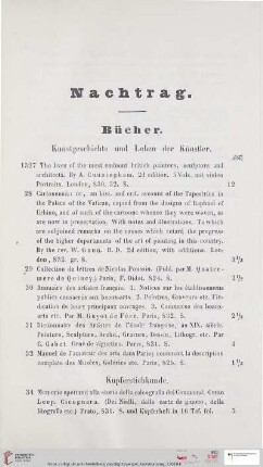 Nachtrag (Nr. 1327 - 1406)