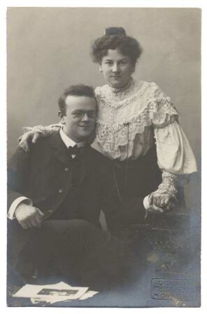 Portrait von zwei Schauspielern