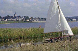 Weißenstadt: Egersee [Weißenstädter See], mit Ort