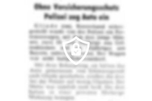 Ohne Versicherungsschutz - Polizei zog Auto ein