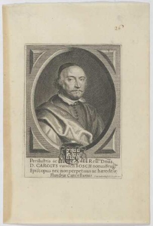 Bildnis des Carolvs vanden Bosch