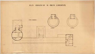 Billing, Hermann; Singen; Krankenhaus - Hauptbau (Grundriss 3. OG); Sonnenbad (Grundrisse)