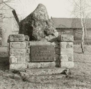 Gedenkstein zur Erinnerung an die Befreiungskriege 1813
