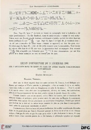 10: Leçon d'ouverture du 2 décembre 1901 : sur l'apologue dans le Koufi et dans un autre traité philosophique contemporain