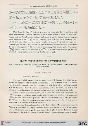 10: Leçon d'ouverture du 2 décembre 1901 : sur l'apologue dans le Koufi et dans un autre traité philosophique contemporain