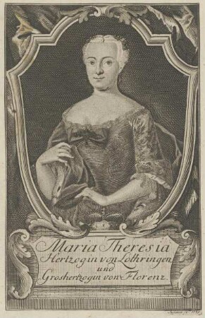 Bildnis von Maria Theresia, Hertzogin von Lothringen und Groshertzogin von Florenz