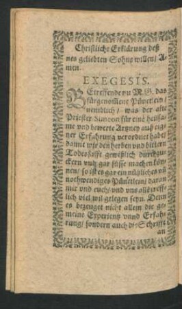 Exegesis.