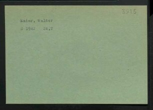 Maier, Walter