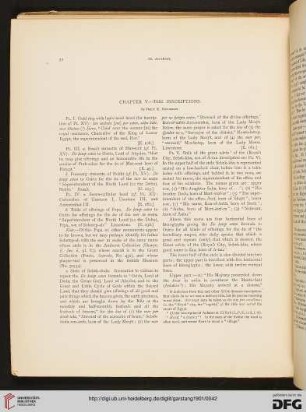 Chapter V: The inscriptions