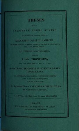 Theses. 1871/72, Fac. Juris