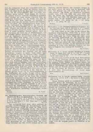 356 [Rezension] Wotschke, Theodor, Caselius‘ Beziehungen zu Polen