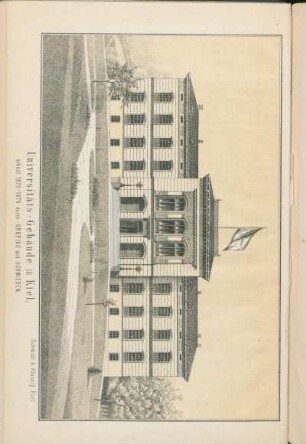 Universitäts-Gebäude in Kiel, erbaut 1873-1876 durch Gropius und Schmieden.