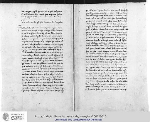 Vita del Petrarca, per lo prefato Leonardo Aretino composta
