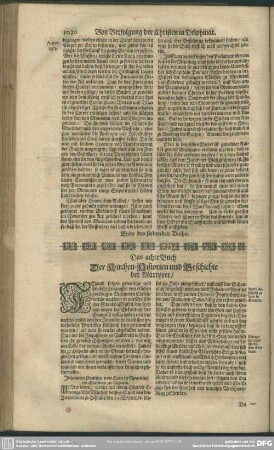 Das achte Buch der Kirchen-Historien und Geschichte der Märtyrer