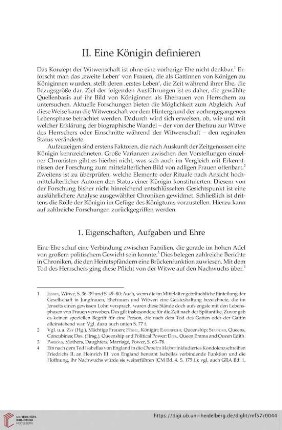 II. Eine Königin definieren