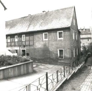 Colditz, Töpfergasse 24. Wohnhaus (17. Jh. begonnen). Straßenansicht