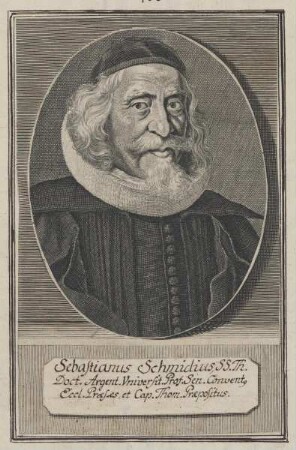 Bildnis des Sebastianus Schmidius