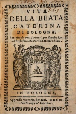 Vita della beata Caterina di Bologna