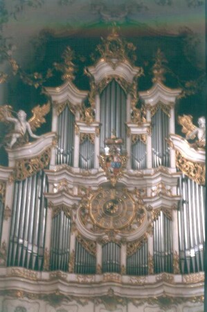 Orgel der Brüder Johann Philipp Stumm und Johann Heinrich Stumm (1774-1782). Amorbach, Abteikirche